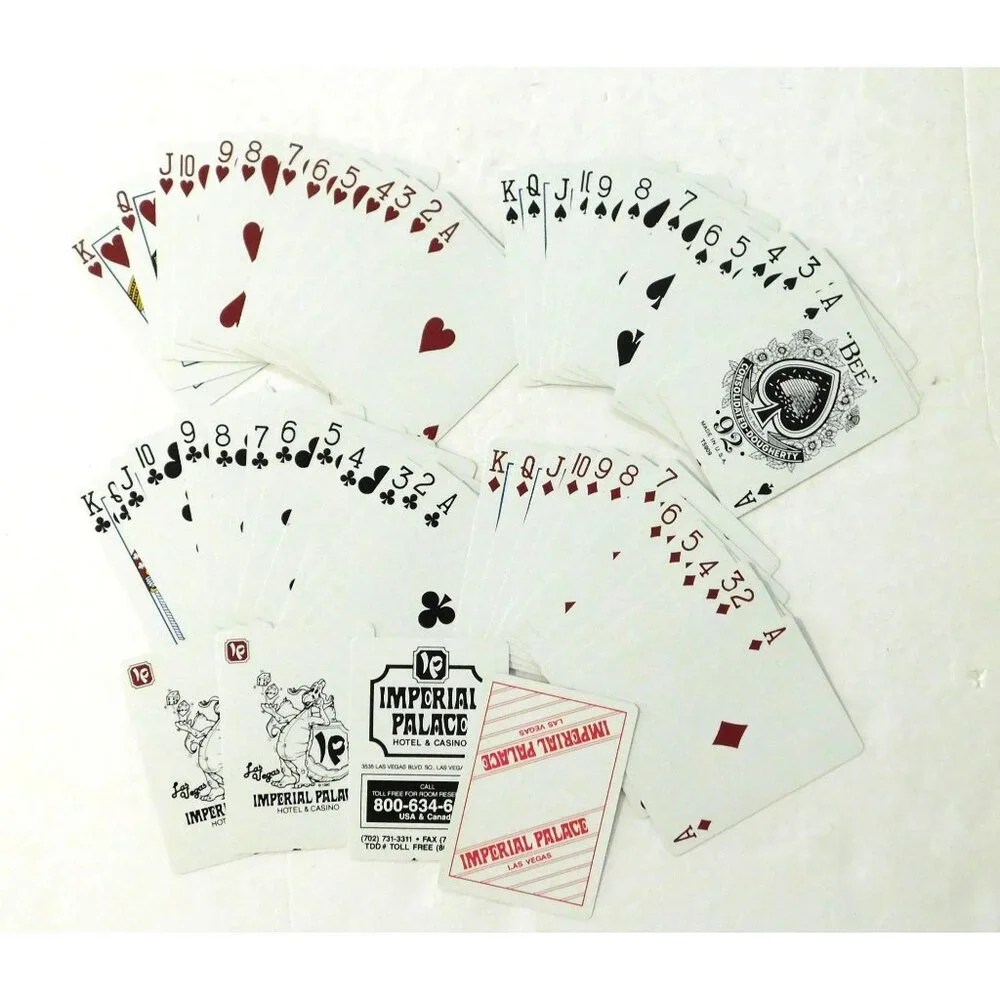 Imperial Palace Las Vegas Playing Cards Vintage Bee Club Special Collectible